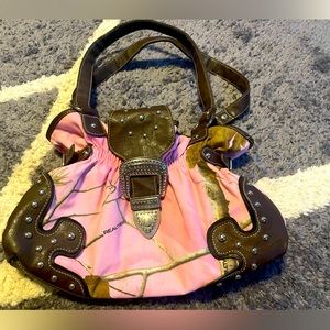 Realtree shoulder bag pink